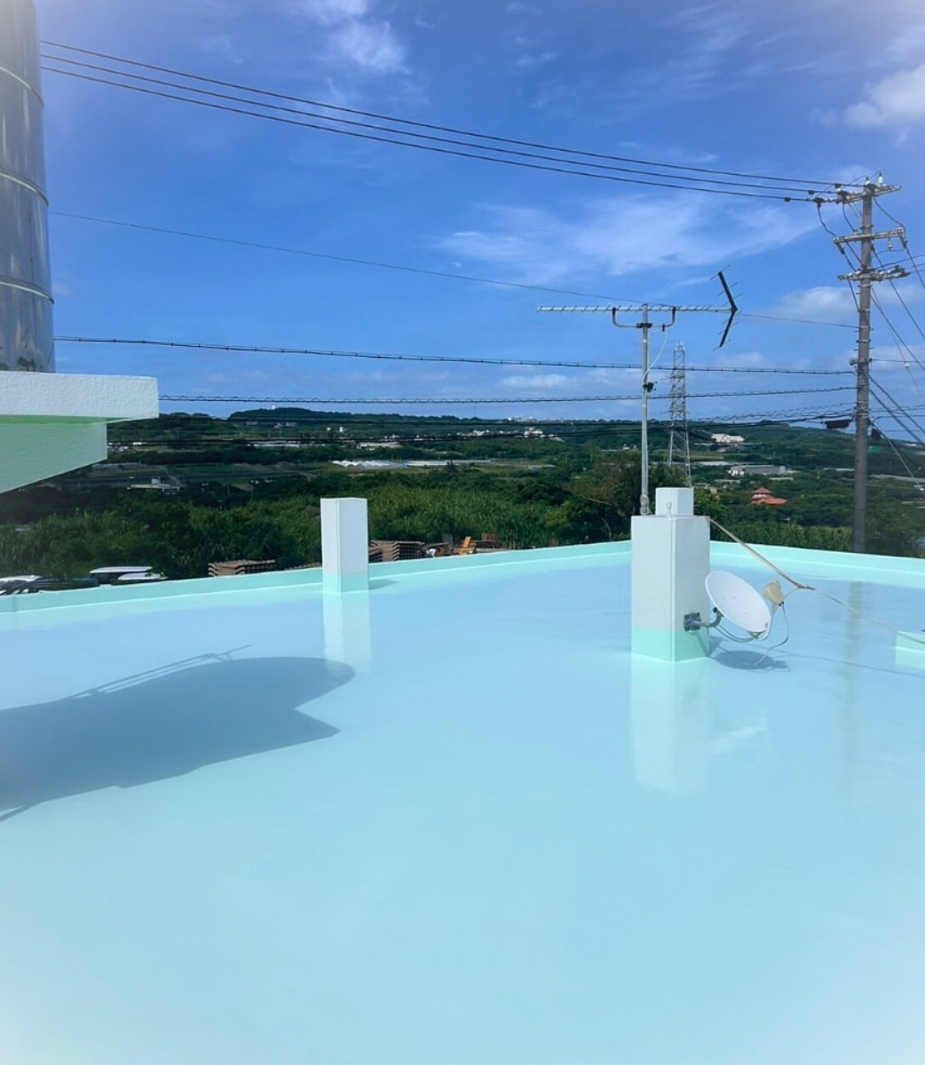 屋上防水工事 施工後 沖縄